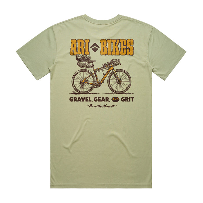 Ari Grit Short Sleeve Tee Unisex Pistachio