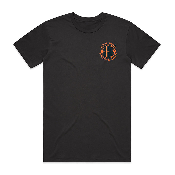 Ari Magnify Short Sleeve Tee Unisex Black/Orange