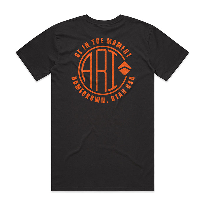 Ari Magnify Short Sleeve Tee Unisex Black/Orange