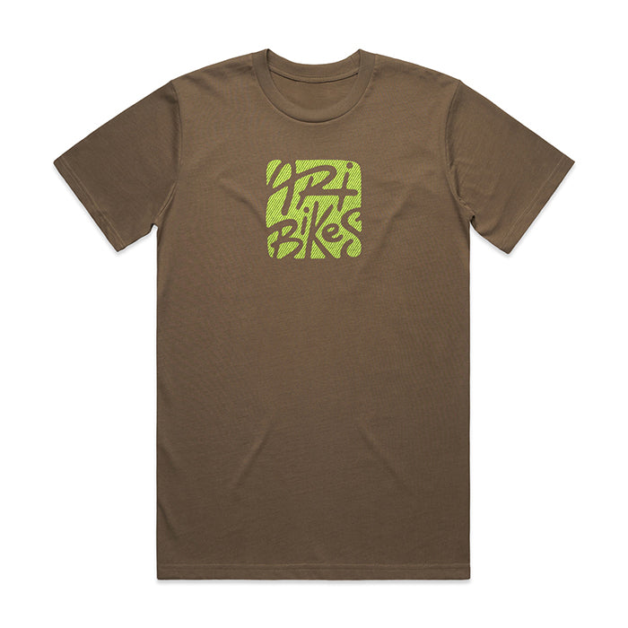 ARI Scribe Embroidered Short Sleeve Chestnut/Green